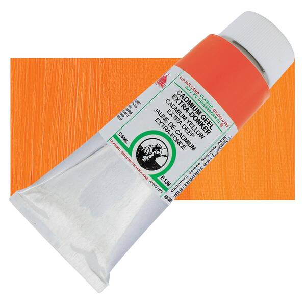 Old Holland El Yapımı Yağlı Boya 125 Ml Seri E139 Cadmium Yellow Extra Deep - 1