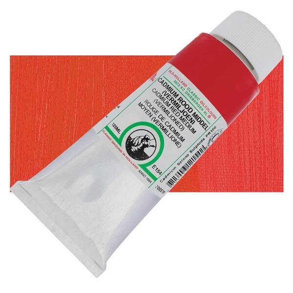 Old Holland El Yapımı Yağlı Boya 125 Ml Seri E154 Cadmium Red - 1