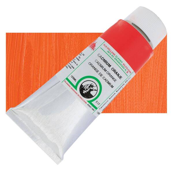 Old Holland El Yapımı Yağlı Boya 125 Ml Seri E17 Cadmium Orange - 1