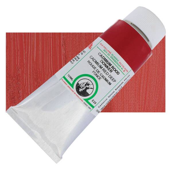 Old Holland El Yapımı Yağlı Boya 125 Ml Seri E23 Cadmium Red Deep - 1
