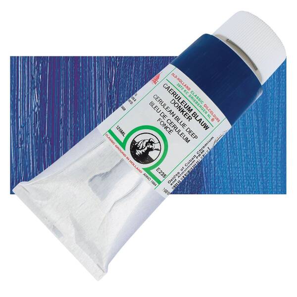 Old Holland El Yapımı Yağlı Boya 125 Ml Seri E235 Cerulean Blue Deep - 1
