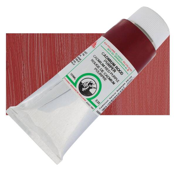 Old Holland El Yapımı Yağlı Boya 125 Ml Seri E25 Cadmium Red Purple - 1