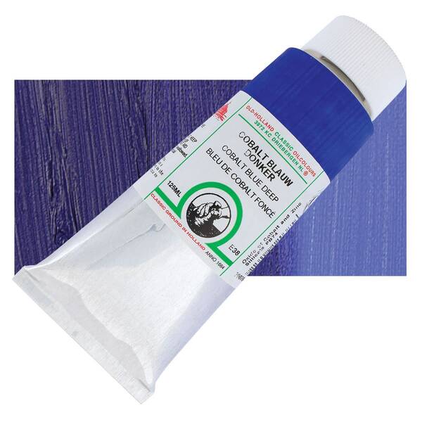 Old Holland El Yapımı Yağlı Boya 125 Ml Seri E38 Cobalt Blue Deep - 1