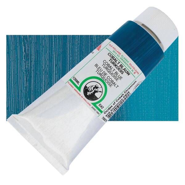 Old Holland El Yapımı Yağlı Boya 125 Ml Seri E42 Cobalt Blue Turquoise - 1