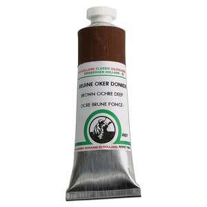 Old Holland El Yapımı Yağlı Boya 40 Ml Seri 1 Brown Ochre Deep - 3