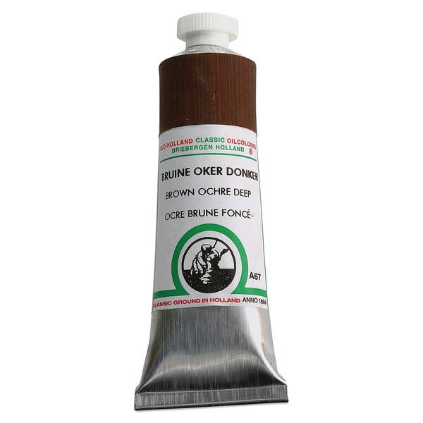 Old Holland El Yapımı Yağlı Boya 40 Ml Seri 1 Brown Ochre Deep - 3