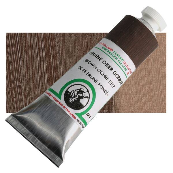 Old Holland El Yapımı Yağlı Boya 40 Ml Seri 1 Brown Ochre Deep - 1