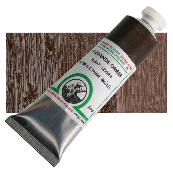 Old Holland El Yapımı Yağlı Boya 40 Ml Seri 1 Burnt Umber - 1