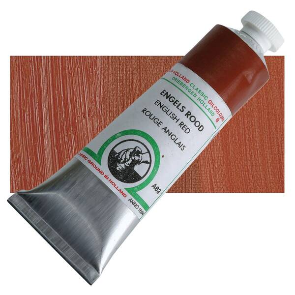 Old Holland El Yapımı Yağlı Boya 40 Ml Seri 1 English Red - 1