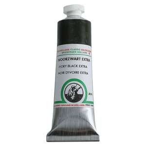 Old Holland El Yapımı Yağlı Boya 40 Ml Seri 1 Ivory Black Extra - 3