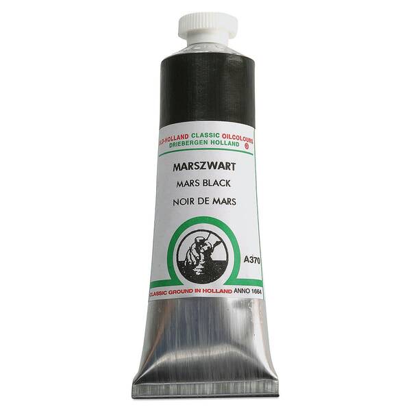 Old Holland El Yapımı Yağlı Boya 40 Ml Seri 1 Mars Black - 3