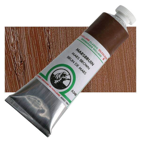 Old Holland El Yapımı Yağlı Boya 40 Ml Seri 1 Mars Brown - 1