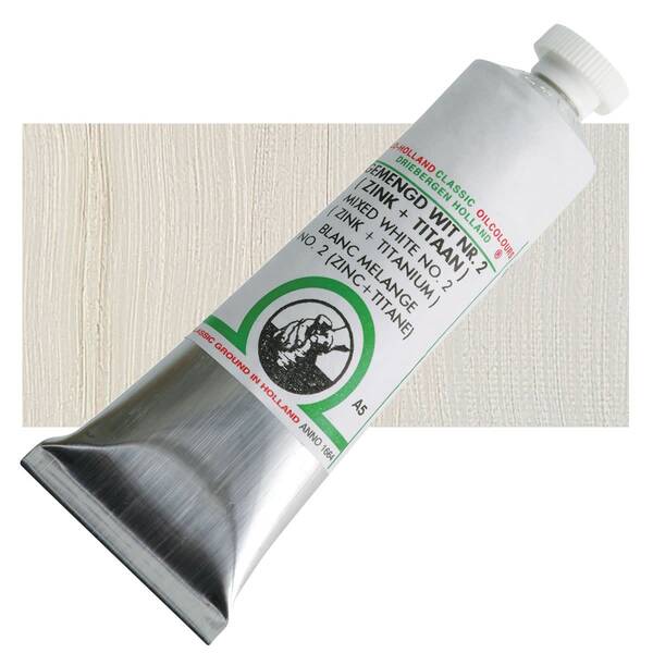 Old Holland El Yapımı Yağlı Boya 40 Ml Seri 1 Mixed White No:2 - 1
