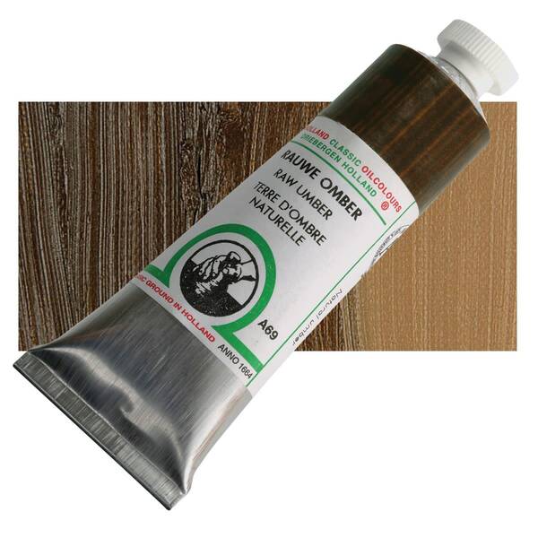 Old Holland El Yapımı Yağlı Boya 40 Ml Seri 1 Raw Umber - 1