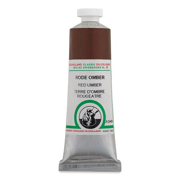 Old Holland El Yapımı Yağlı Boya 40 Ml Seri 1 Red Umber - 3