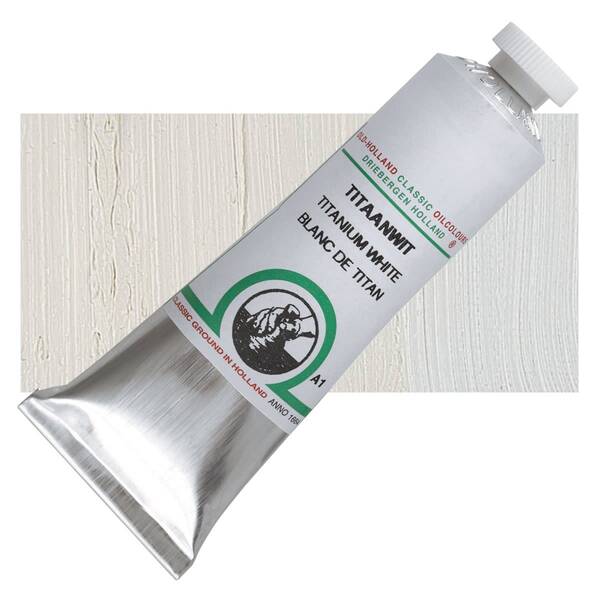 Old Holland El Yapımı Yağlı Boya 40 Ml Seri 1 Titanium White - 1