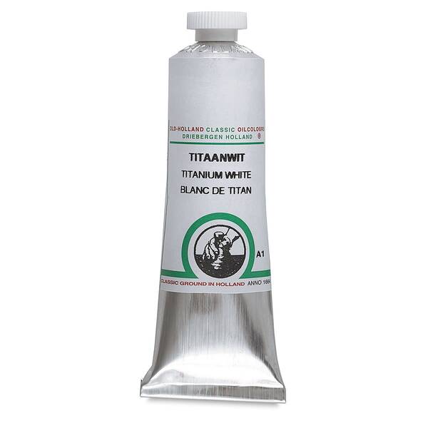 Old Holland El Yapımı Yağlı Boya 40 Ml Seri 1 Titanium White - 3