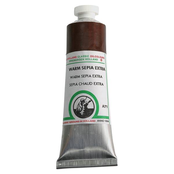 Old Holland El Yapımı Yağlı Boya 40 Ml Seri 1 Warm Sepia Extra - 3