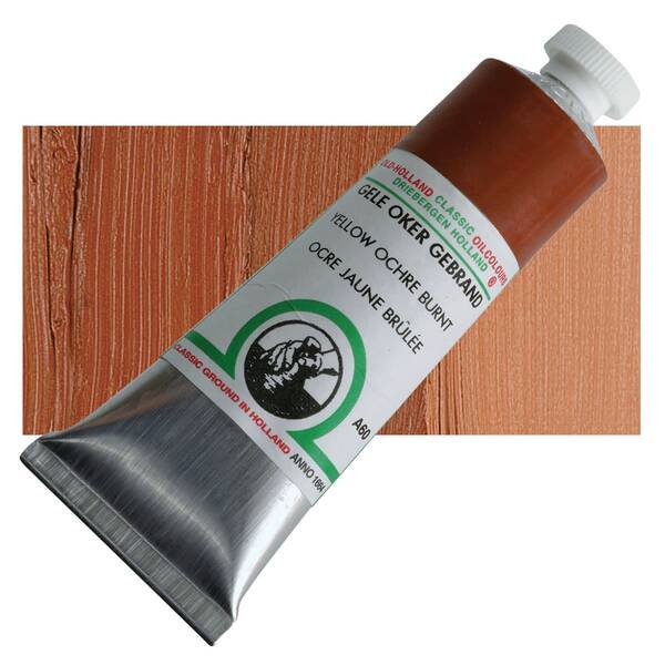 Old Holland El Yapımı Yağlı Boya 40 Ml Seri 1 Yellow Ochre Burnt - 1