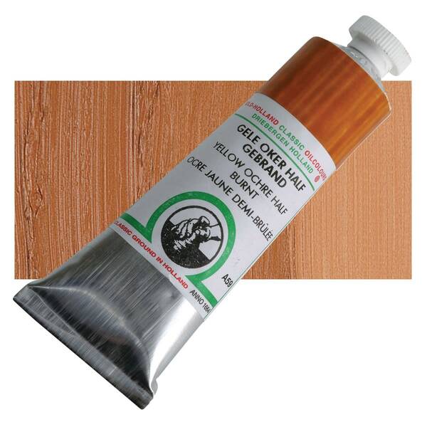 Old Holland El Yapımı Yağlı Boya 40 Ml Seri 1 Yellow Ochre Half Burnt - 1