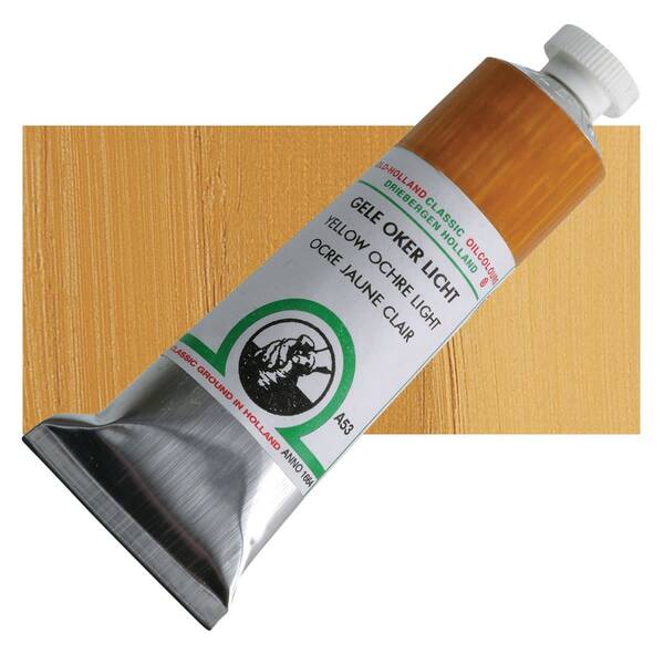 Old Holland El Yapımı Yağlı Boya 40 Ml Seri 1 Yellow Ochre Light - 1