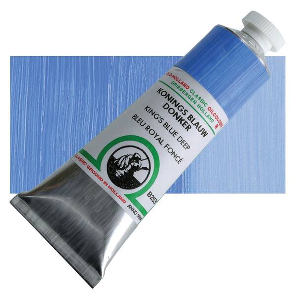 Old Holland El Yapımı Yağlı Boya 40 Ml Seri 2 King's Blue Deep - 1