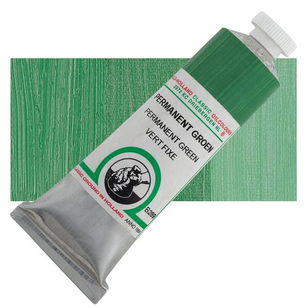 Old Holland El Yapımı Yağlı Boya 40 Ml Seri 2 Permanent Green Deep - 1