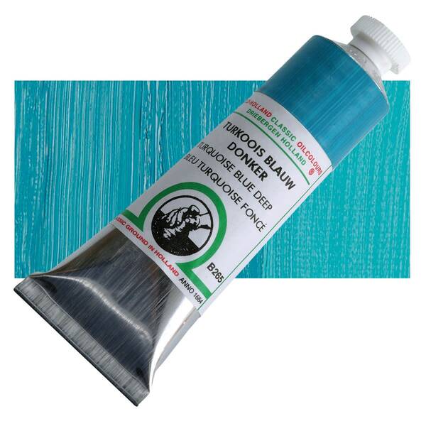 Old Holland El Yapımı Yağlı Boya 40 Ml Seri 2 Turquoise Blue Deep - 1