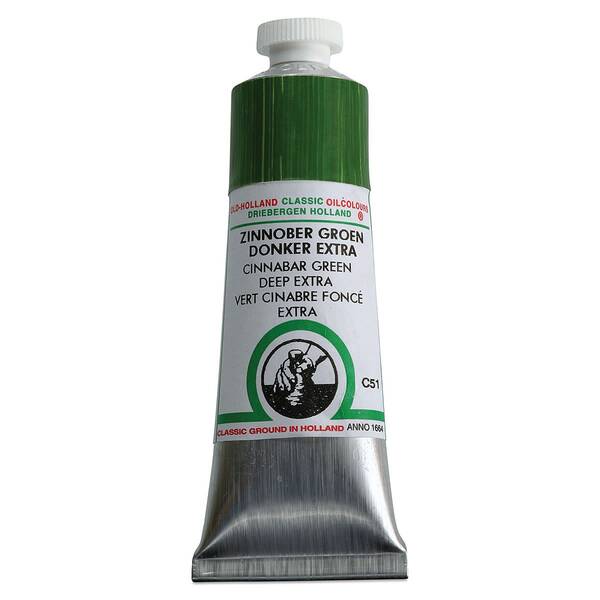 Old Holland El Yapımı Yağlı Boya 40 Ml Seri 3 Cinnabar Green Deep Extra - 3