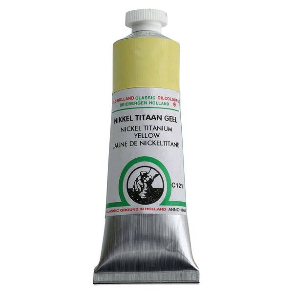 Old Holland El Yapımı Yağlı Boya 40 Ml Seri 3 Nickel Titanium Yellow - 3