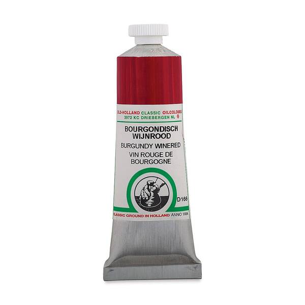 Old Holland El Yapımı Yağlı Boya 40 Ml Seri 4 Burgundy Wine Red - 3