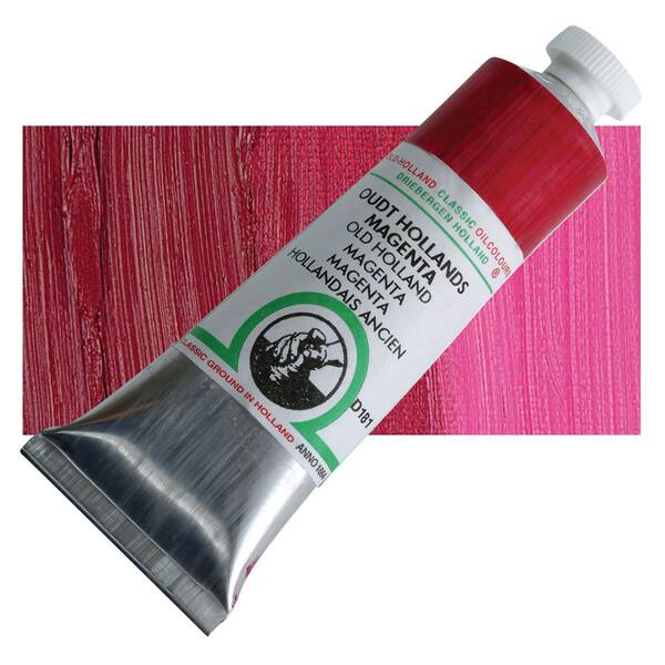 Old Holland El Yapımı Yağlı Boya 40 Ml Seri 4 Old Holland Magenta - 1