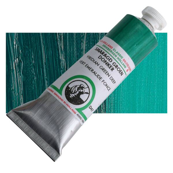 Old Holland El Yapımı Yağlı Boya 40 Ml Seri 4 Viridian Green Deep - 1