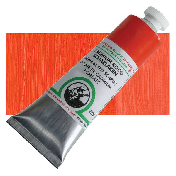 Old Holland El Yapımı Yağlı Boya 40 Ml Seri 5 Cadmium Red Scarlet - 1