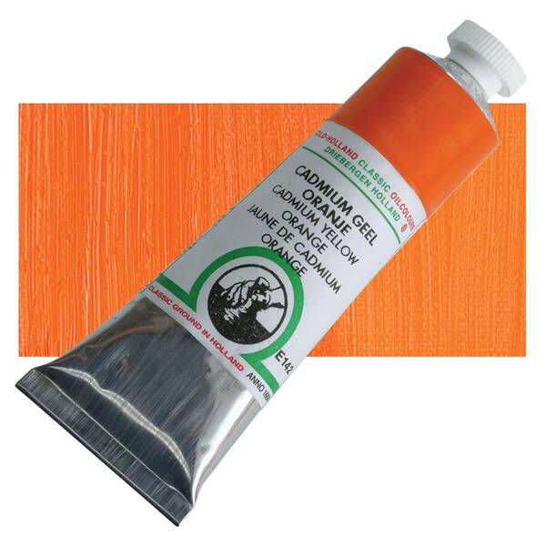 Old Holland El Yapımı Yağlı Boya 40 Ml Seri 5 Cadmium Yellow Orange - 1