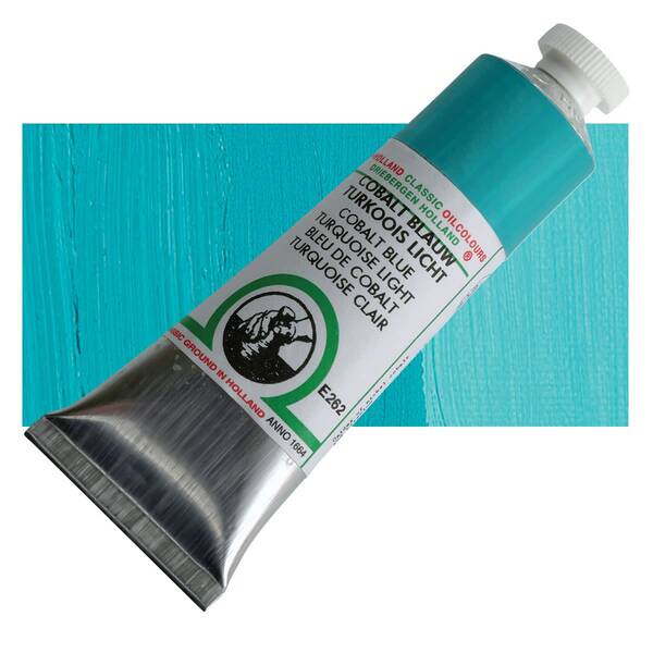 Old Holland El Yapımı Yağlı Boya 40 Ml Seri 5 Cobalt Blue Turquoise Light - 1