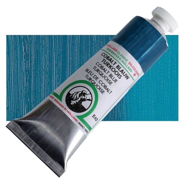 Old Holland El Yapımı Yağlı Boya 40 Ml Seri 5 Cobalt Blue Turquoise - 1