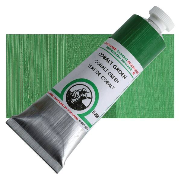 Old Holland El Yapımı Yağlı Boya 40 Ml Seri 5 Cobalt Green - 1