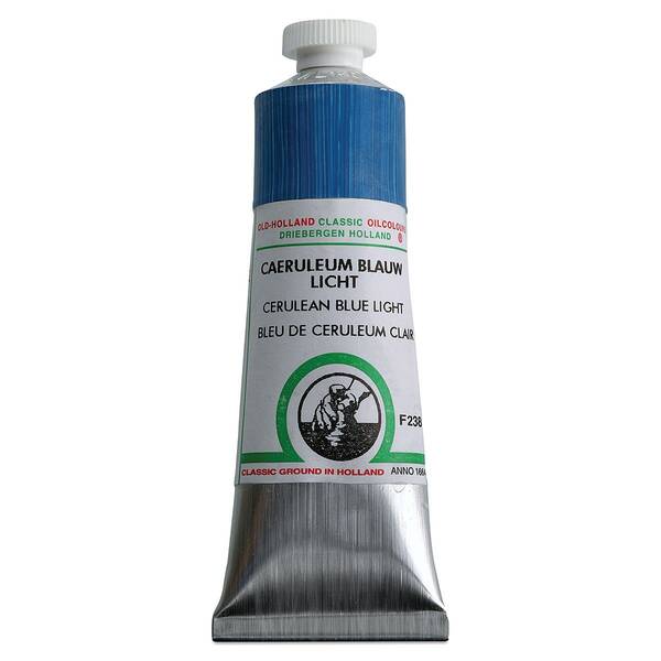 Old Holland El Yapımı Yağlı Boya 40 Ml Seri 6 Cerulean Blue Light - 3