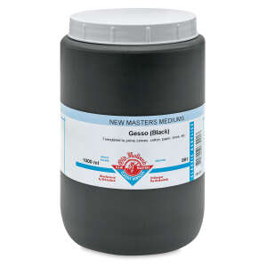 Old Holland Gesso 1000 Ml Black 991 - Old Holland