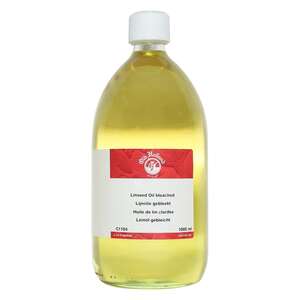 Old Holland Medium 1000ml Linseed Oil Bleached - Old Holland