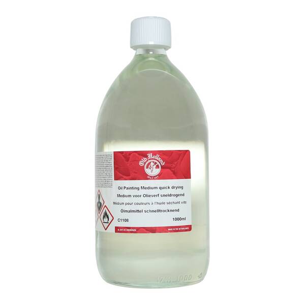 Old Holland Medium 1000ml Oil Painting Quick Drying - 1