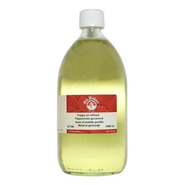 Old Holland Medium 1000ml Poppy Oil Refined - 1