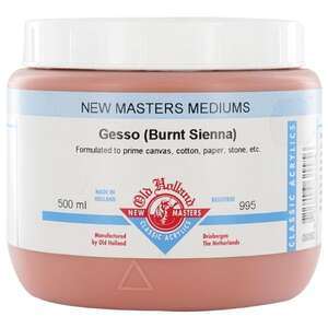 Old Holland Medium 500 Ml Gesso Burnt Sienna - Old Holland