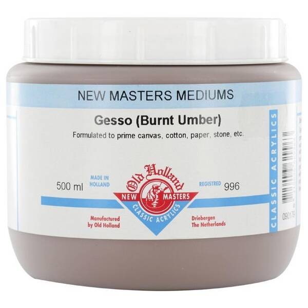 Old Holland Medium 500 Ml Gesso Burnt Umber - 1