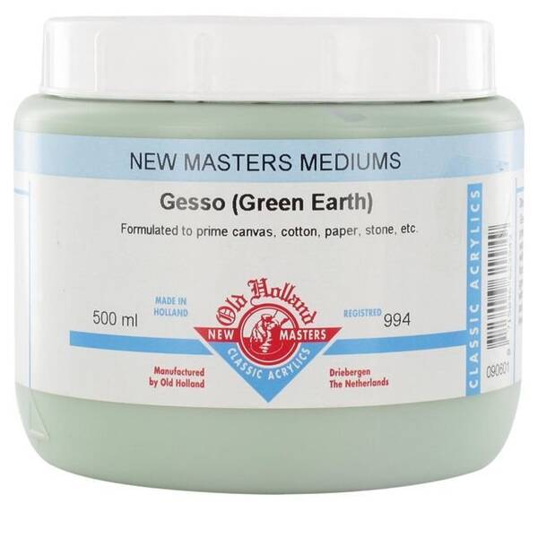 Old Holland Medium 500 Ml Gesso Green Earth - 1