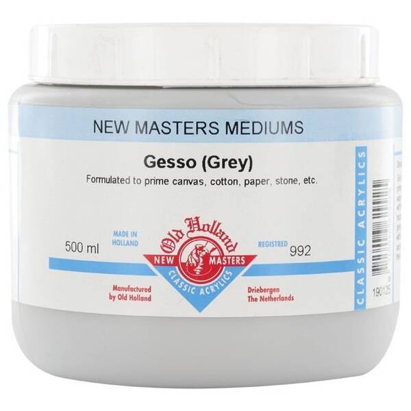 Old Holland Medium 500 Ml Gesso Grey - 1