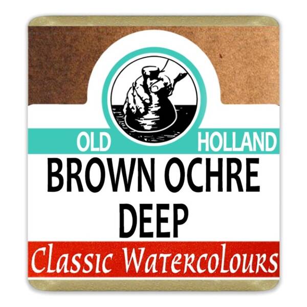 Old Holland Tablet Suluboya Seri 1 Brown Ochre Deep - 1
