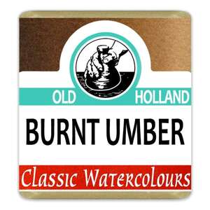 Old Holland - Old Holland Tablet Suluboya Seri 1 Burnt Umber