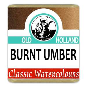 Old Holland Tablet Suluboya Seri 1 Burnt Umber - 1